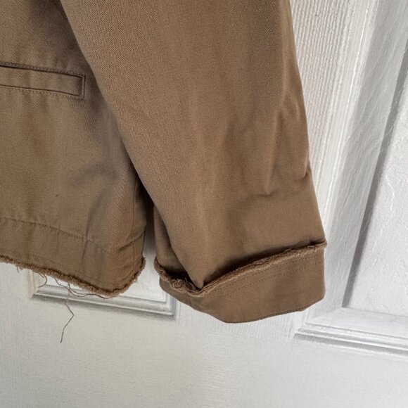 Chico's Women's Size 3/XL Khaki Jacket EUC Artistic Details, Buttons, Pockets - Picture 6 of 13